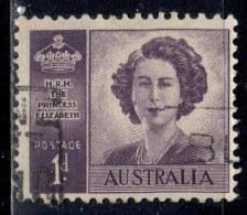 AUS+ Australien 1947 Mi 182 Frau Elizabeth - Usati