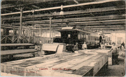 Lunéville Atelier Des Wagons Usine Factory Fabbrica Meurthe-et-Moselle 54300 Cpa Ecrite Au Dos En B.Etat - Luneville