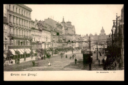 TCHEQUIE - GRUSS AUS PRAG - DER WENZELSPLATZ - Czech Republic