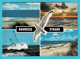 * Belgische Kust - Littoral Belge (West Vlaanderen) * (Uitgave J. Prevot) Noordzee Strand, Bateau, Meeuw, Dunes, Mouette - Sonstige & Ohne Zuordnung