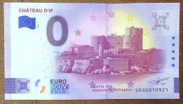 2024 BILLET 0 EURO SOUVENIR MARSEILLE CHÂTEAU D'IF EURO SCHEIN BANKNOTE PAPER MONEY BANK PAPIER MONNAIE - Privatentwürfe