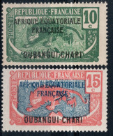 Oubangui Timbres-Poste N°47** & 48** Neufs Sans Charnières TB Cote : 3€50 - Nuovi