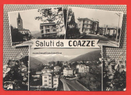 Coazze Saluti Da ... Torino Cpa Viaggiata 1963 - Sonstige & Ohne Zuordnung