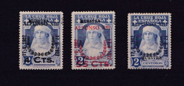 JOLI LOT DE TIMBRES NEUFS*  CROIX ROUGE DE 1927 SURCHARGES PLUS  MUESTRA. BELLE COTE TRES INTERESSANT - Unused Stamps