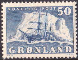 ARCTIC-ANTARCTIC, GREENLAND 1950-59 DEFINITIVES, 50o "THE GUSTAV HOLM** - Polar Ships & Icebreakers