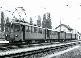12552 Grono - Treno RhB In Stazione Il 18.5.1972 - Riproduzione - Vedi Dettagli Sur Retro - Otros & Sin Clasificación
