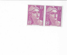811 Ac Nez Entièrement Coloré Tenant à Normal Paire Horizontale - Unused Stamps