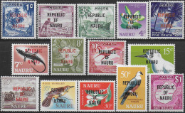 1968 Nauru Republic Of Nauru 14v. MNH SG N. 80/93 - Sonstige & Ohne Zuordnung