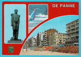 * De Panne - La Panne (Kust - Littoral) * (A. Van Mieghem) Bonjour De, Plage, Beach, Monument, Sailing, Digue - De Panne