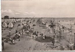 SAINT-JEAN-DE-MONTS. - La Plage à L'heure Du Bain. Cliché Noir Et Blanc RARE - Saint Jean De Monts