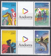 FRENCH ANDORRA 468-471,unused - Autres & Non Classés