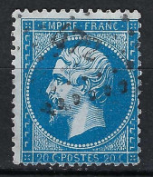 FRANCE  PC Des GC Ca.1860-75: Le No 672 (Bujaleuf) Sur Y&T 22 - 1862 Napoleon III