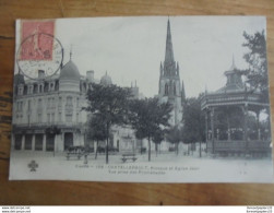 CPA (86) Chatellerault  Kiosque, Eglise Jean Vues Prise Des Promenades - Chatellerault