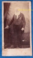 Photo Ancienne CDV Vers 1860 - Secteur NANCY / EPINAL - Beau Portrait Vétéran Avec Médaille Sainte Hélène - Napoléon - Anciennes (Av. 1900)