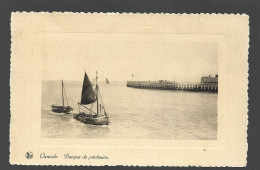 Oostende Vissersboot 1935 Barque De Pêcheurs Ostende Htje - Oostende