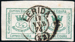 Lérida - Edi O 130 (2 Cuartillo) - Mat Fech. Tp. II "Lérida" - Used Stamps