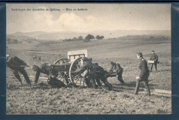 12629 Militaria - Mise En Batterie - Verbringen Der Geschütze - Other & Unclassified