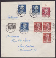 Aus MiNr 92/7, 2 Portoger. Belege Mit MiF Nach Österreich, Ansehen! - Storia Postale