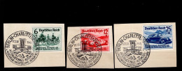 Deutsches Reich 686 - 688 Automobilausstellung Gestempelt Used (2) - Used Stamps