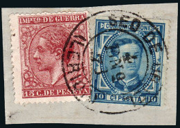 Lérida - Edi O 175+188 - Fragmento Mat Fech Grande "Seo De Urgell" - Used Stamps