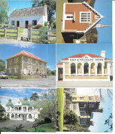 DQ57 - SERIE COMPLETE CARTES SANITARIUM - HISTORICAL BUILDINGS OF NEW ZEALAND SERIE 1 - Autres & Non Classés
