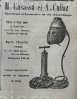 1912 Journal Des SAPEURS POMPIERS - MATERIEL D'INCENDIE ET DE SAUVETAGE - 1900 - 1949