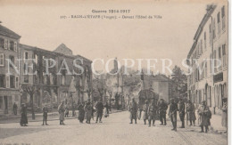 Carte Postale CPA Raon L'Etape (88) Devant L'hotel De Ville Guerre 1914-1917  Soldats - Raon L'Etape