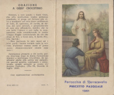 Santino Ricordo Precetto Pasquale - Palermo 1961 - Images Religieuses