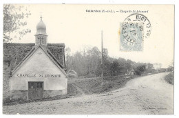 Cpa. 28 GALLARDON (ar. Chartres) Chapelle Saint Léonard  1905  Ed. Laussedat - Other & Unclassified