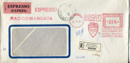 X0732 Italia,red Meter Freistempel Registered  1961 Bologna Ducati Motorcycle, Moto, Motorrad, - Moto