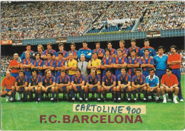 Calcio F C Barcellona Foto Squadra Anni 80 Foto De Grupo Del Equipo De Futbol Barcellona Anni 80 (v.retro) - Football