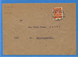 Allemagne Zone AAS 1947 - Lettre De Luneburg - G33836 - Andere & Zonder Classificatie