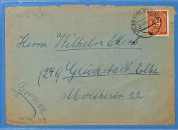 Allemagne Zone AAS 1947 - Lettre De Lotjenburg - G33838 - Andere & Zonder Classificatie