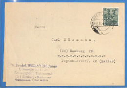 Allemagne Zone AAS 1947 - Lettre De Hamburg - G33833 - Andere & Zonder Classificatie