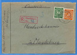 Allemagne Zone AAS 1947 - Lettre De Gardelegen - G33844 - Autres & Non Classés