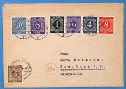 Allemagne Zone AAS 1948 - Lettre De Karlsruhe - G33846 - Autres & Non Classés