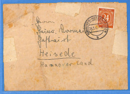 Allemagne Zone AAS 1947 - Lettre De Hannover - G33822 - Otros & Sin Clasificación