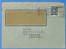 Allemagne Zone AAS 1947 - Lettre De Lubeck - G33798 - Sonstige & Ohne Zuordnung