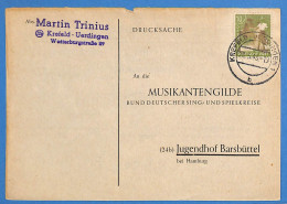 Allemagne Zone AAS 1948 - Carte Postale De Krefeld - G33769 - Otros & Sin Clasificación