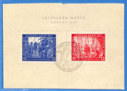 Allemagne Zone AAS 1947 - Carte Postale De Leipzig - G33780 - Otros & Sin Clasificación