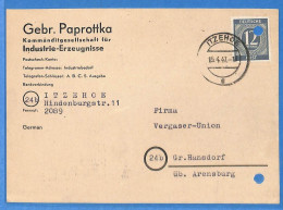 Allemagne Zone AAS 1947 - Carte Postale De Itzehoe - G33772 - Otros & Sin Clasificación