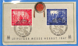 Allemagne Zone AAS 1947 - Carte Postale De Leipzig - G33765 - Autres & Non Classés