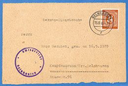 Allemagne Zone AAS 1946 - Seulemnt Le Recto D'une Lettre De Gelnhausen - G33758 - Altri & Non Classificati