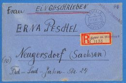 Allemagne Zone AAS 1946 - Lettre Einschreiben De Essfeld - G33751 - Autres & Non Classés