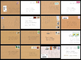 95915 - Lot De 16 Courriers Lettres Enveloppes De L'année 2018 Divers Affranchissements En EUROS - 1961-....