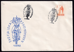 .Yugoslavia, 1963-08-04, Slovenia, Škofja Loka, Motorcycle Cup, Special Postmark & Cover - Other & Unclassified