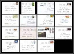 95879 - Lot De 15 Courriers Lettres Enveloppes De L'année 2020 Divers Affranchissements En EUROS - Lettres & Documents