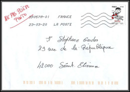 95341 - Premier Confinement COVID - France 23/3/2020 La Chataigneraie 85120 Pour St Etienne Ioire France - Lettres & Documents