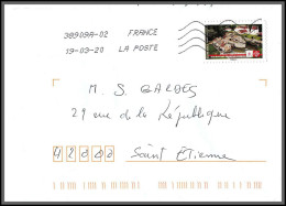 95340 - Premier Confinement COVID - France 19/3/2020 Saint-Julien-l'Ars Pour St Etienne Ioire France - Cartas & Documentos