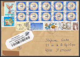 95336 - Premier Confinement COVID - France 18/3/2020 Villefranche-sur-Mer  Pour St Etienne Ioire France Recommandé - Cartas & Documentos